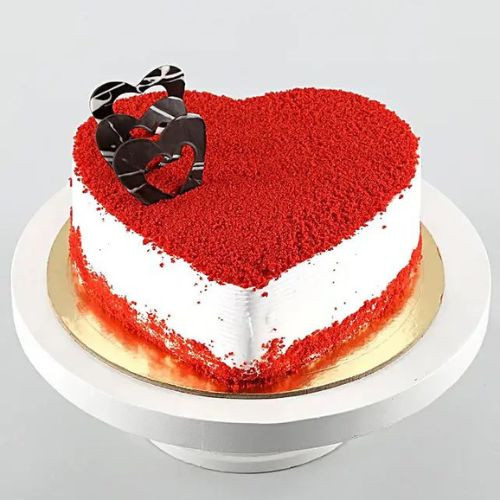 Rose In The Heart Cake- Order Online Rose In The Heart Cake @ Flavoursguru